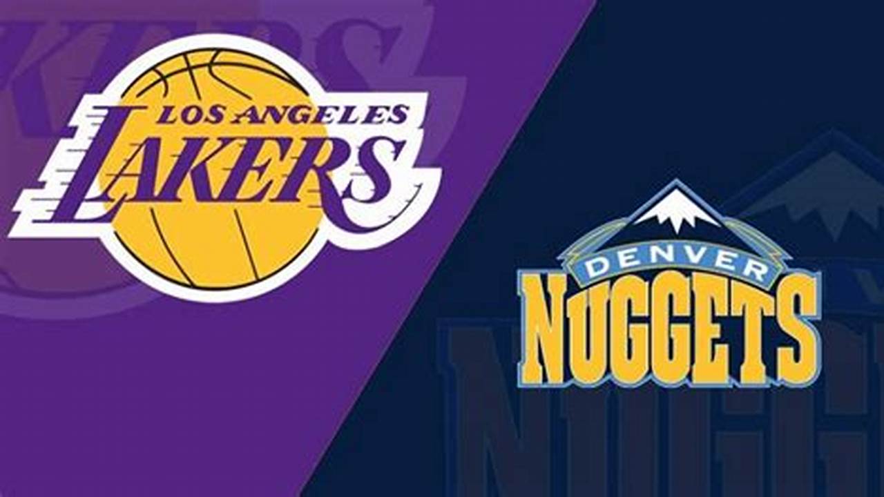 Nuggets Vs Lakers Playoffs 2024