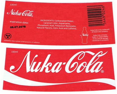 Nuka Cola Label Printable