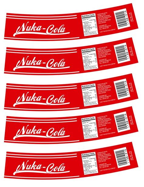 Nuka Cola Printable Label