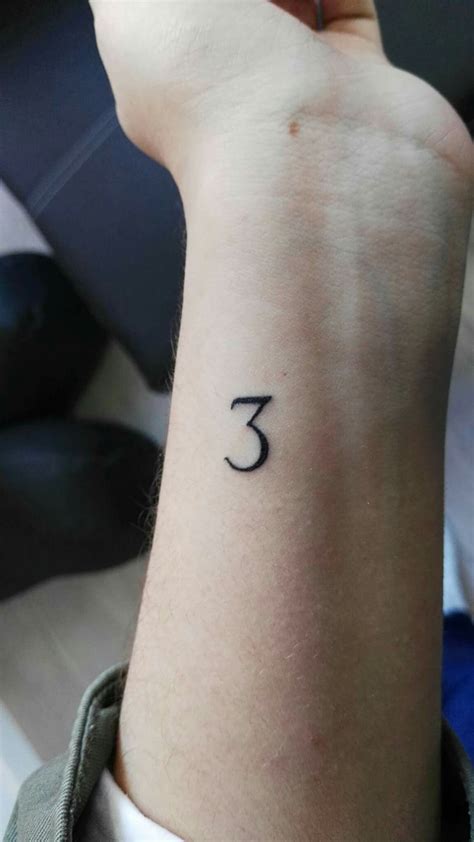 Number 3 Tattoo