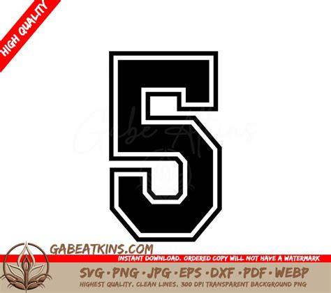 5 is the Magic Number: Unlock Your Design Potential with Stunning Number 5 SVG Designs