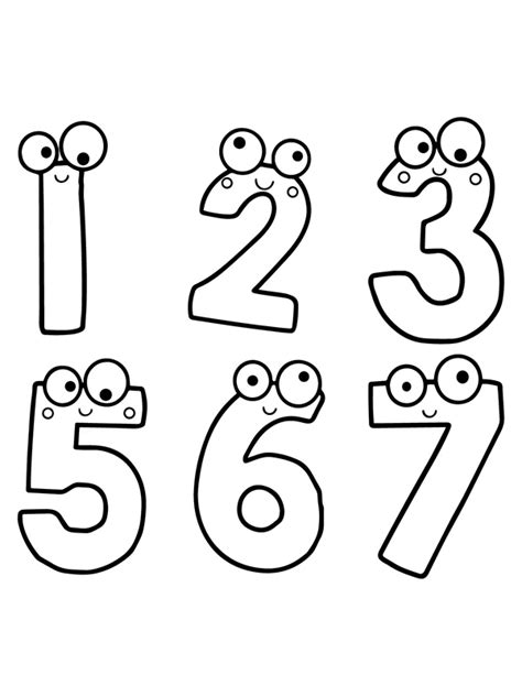 Number Lore Coloring Pages