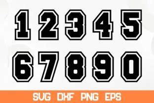 Download Numbers 0-9 SVG File - SVG Design Cricut SVG DXF Files