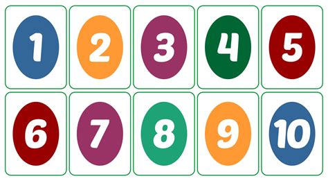 Numbers 1-10 Printable Free