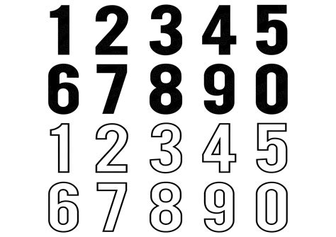 Unlock the World of Numerals with Stunning Numbers SVG!