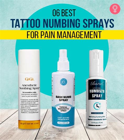 Numbing Spray For Tattoos