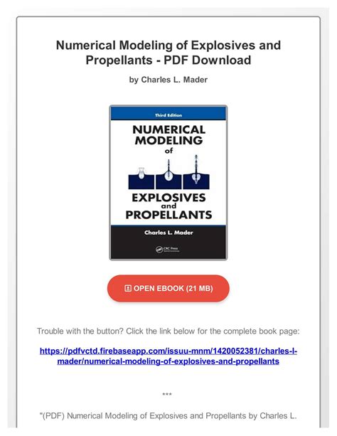 Numerical Modeling Of Explosives And Propellants
