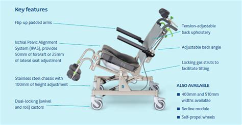 Numotion Roller Shower Chair Catalog