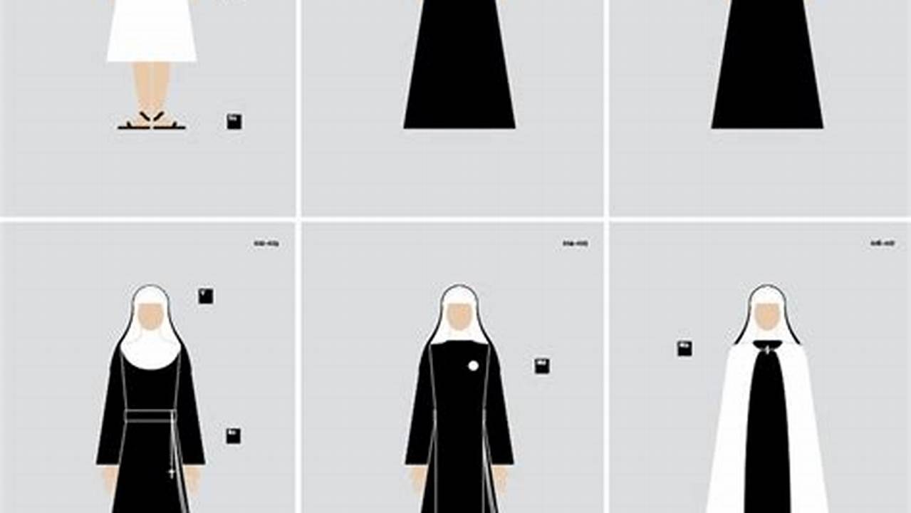 Sewing Pattern Nuns Habit Nuns habits, Veil, Nuns
