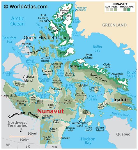 Nunavut On A Map
