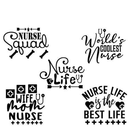Download Nurse Bundle Design Files Free PSD Mockups