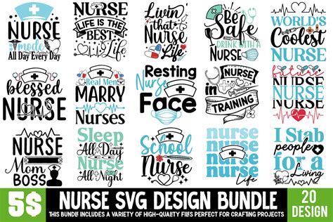 Download Nurse Bundle Design for Cricut Machine