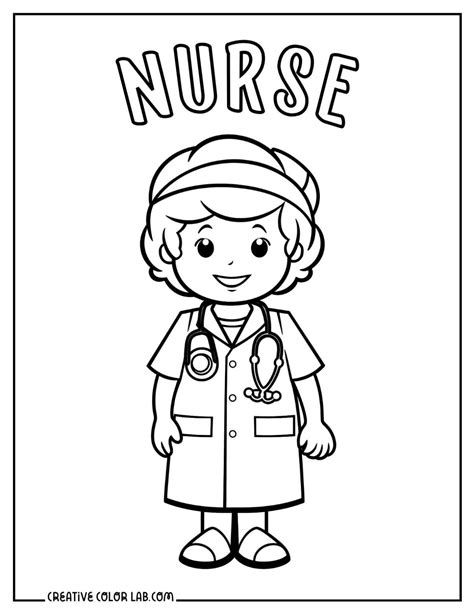 Nurse Coloring Pages