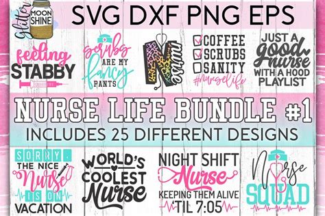 Download Nurse Life Bundle DXF Files
