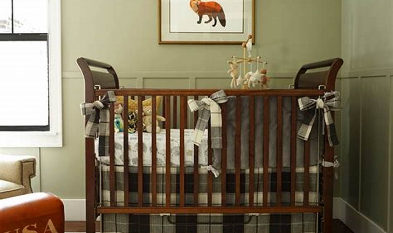 Nursery decor for a soothing sleep environment