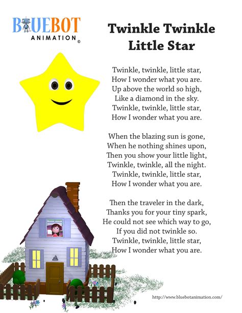 Nursery Rhyme Lyrics Printable
