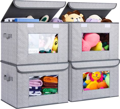 Foldable Storage Cube Basket Binfor Nursery, Playroom, Closet, Home Organization (Pastel Multi