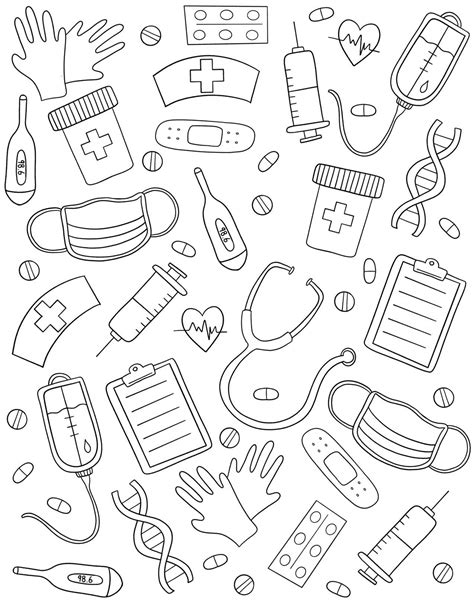 Nursing Coloring Pages