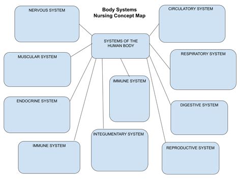 Nursing Concept Map Templates