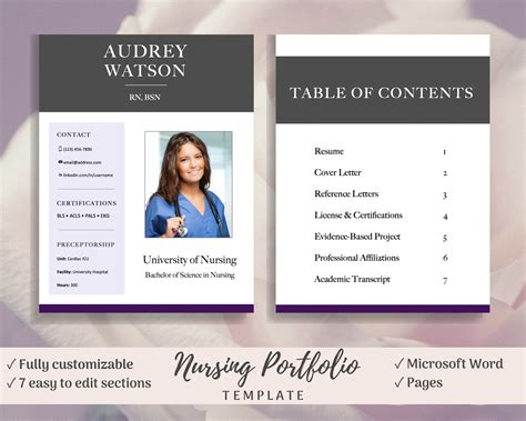 Nursing Portfolio Template