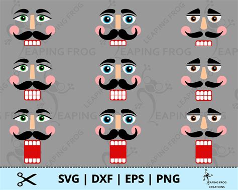 Nutcracker Eyes Template
