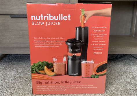 NutriBullet Slow Juicer: specs