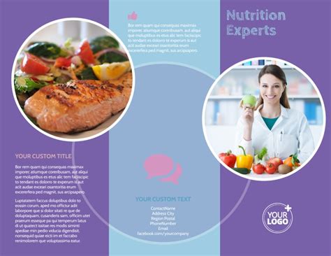 Nutrition Experts Brochure Template | MyCreativeShop