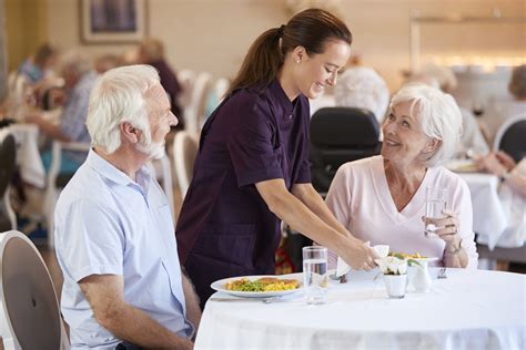 A picture of a nutritious meal for seniors in a memory care facility