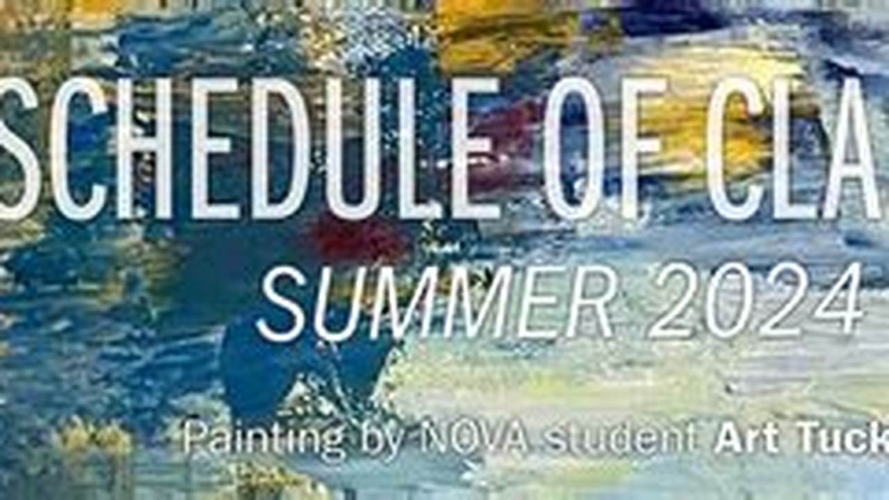 Nvcc Class Schedule 2025