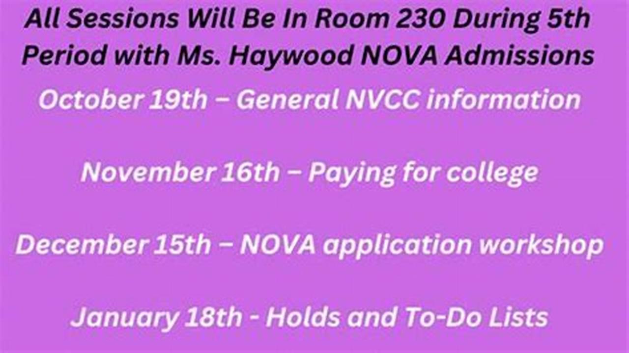 Nvcc Spring 2025 Schedule
