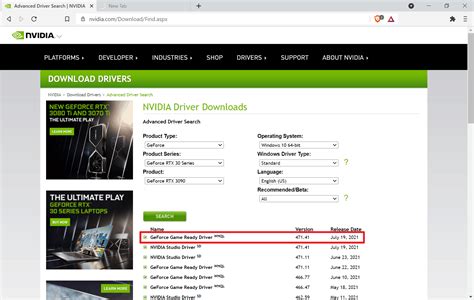 Nvidia GPU drivers for Windows 11 22H2