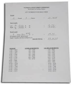 Nwtf Score Calculator