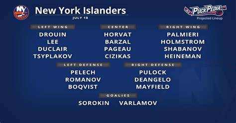 Ny Islanders Depth Chart