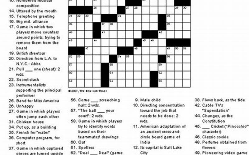 Get to Know the Member of High Society NYT Crossword