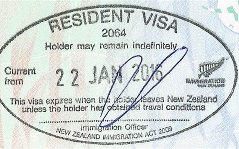 Nz Residence Visa