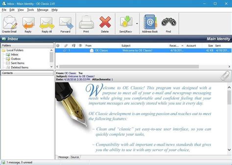 OE Classic is a noteworthy Windows Live Mail alternative