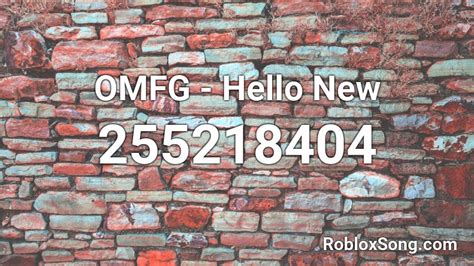 OMFG Roblox ID Codes - Roblox ID