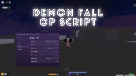 OP Demon Fall Script - Pastebin.com
