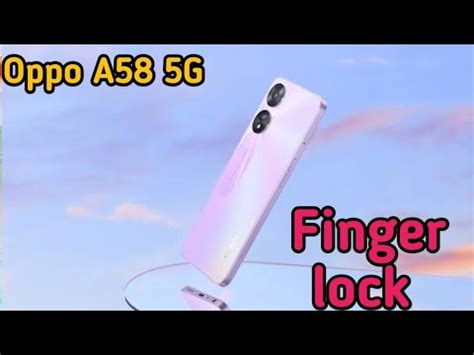 OPPO A58 Fingerprint dan Face Unlock