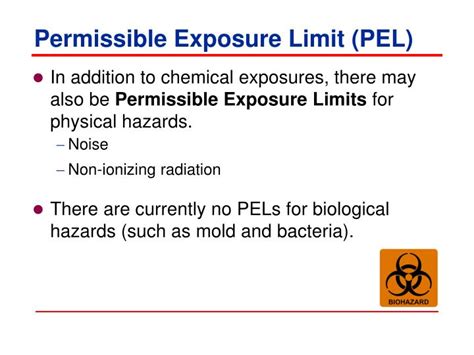 OSHA Permissible Exposure Limit (PEL) Decoding the Numbers