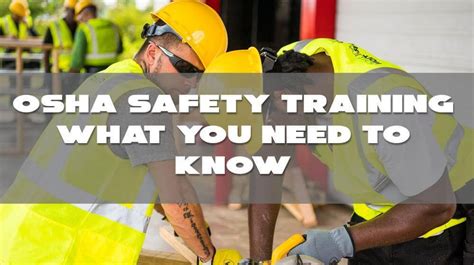 OSHA Safety Officer Training