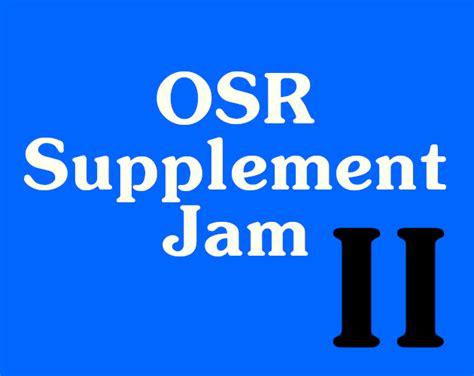 OSR Supplements