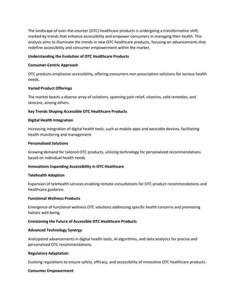 OTC Accessibility for All