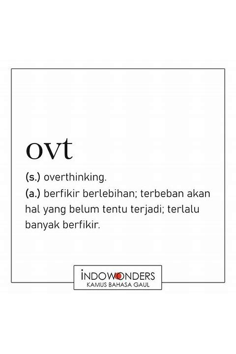 OVT Adalah in Indonesia