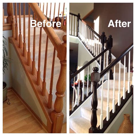 Oak Staircase Makeover Stair Redo