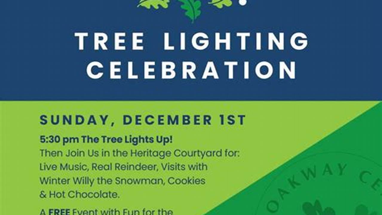 Oakway Center Tree Lighting 2024