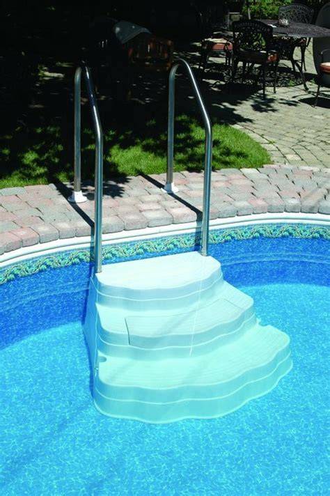 Oasis Inground Drop In Step Pioneer Family Pools