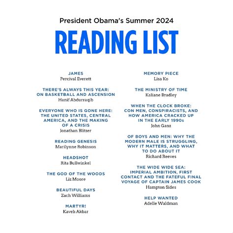 Obama Summer Reads 2024