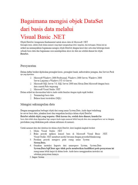 Objek Data: Simpan & Akses Properti Mudah