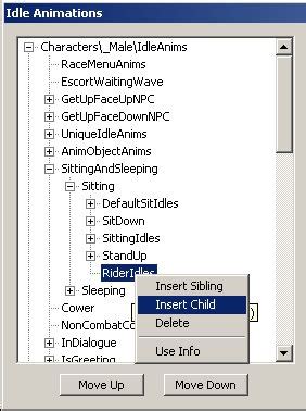 Oblivion Idle Animation